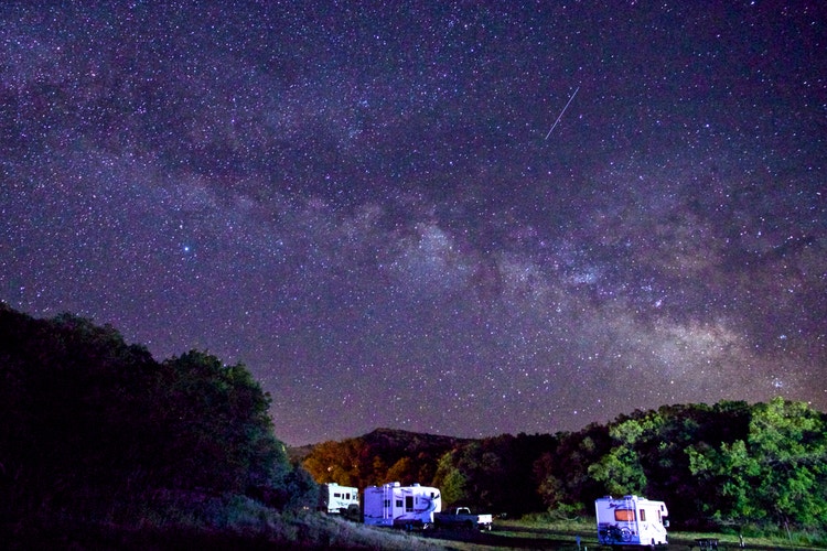 ISS thru the Milky Way